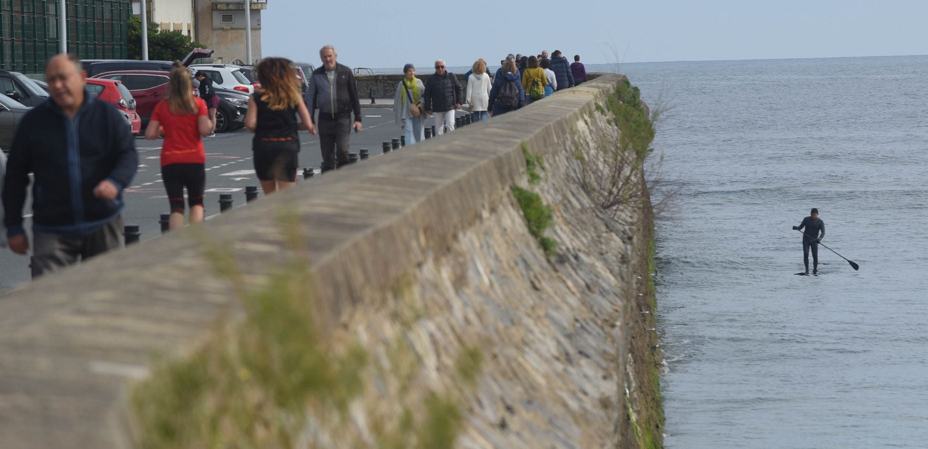 Fotos: Donostia disfruta de un sábado soleado y de agradables temperaturas