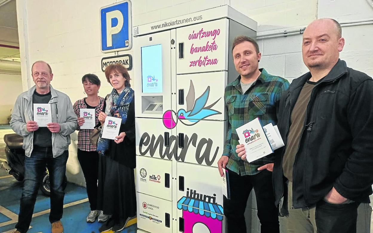 'Enara', Oiartzungo banaketa zerbitzuaren aurkezpena egin dute. 