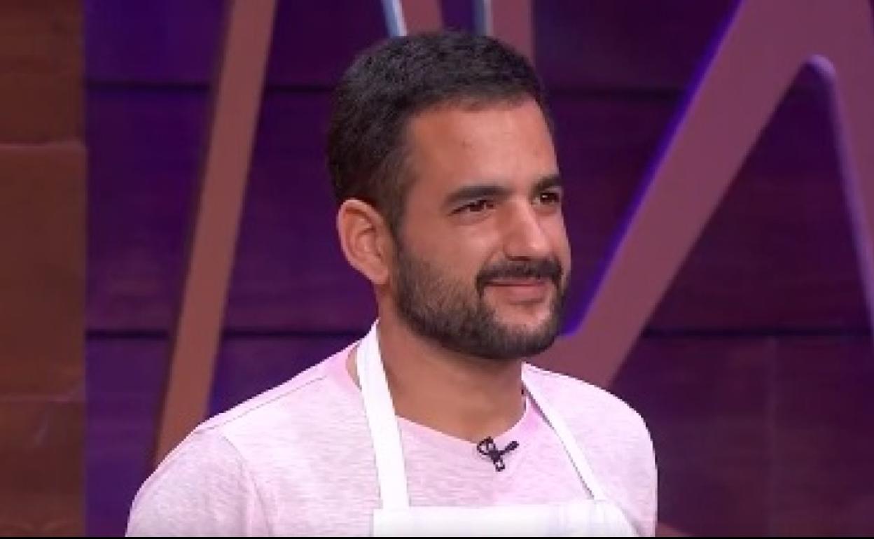 Jokin Iriondo, en un momento del cuarto programa de Masterchef 10.