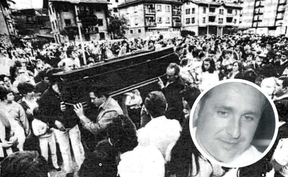 Un funeral multitudinariodespidió en Lasarte a suvecino Antonio HuegunAguirre. 