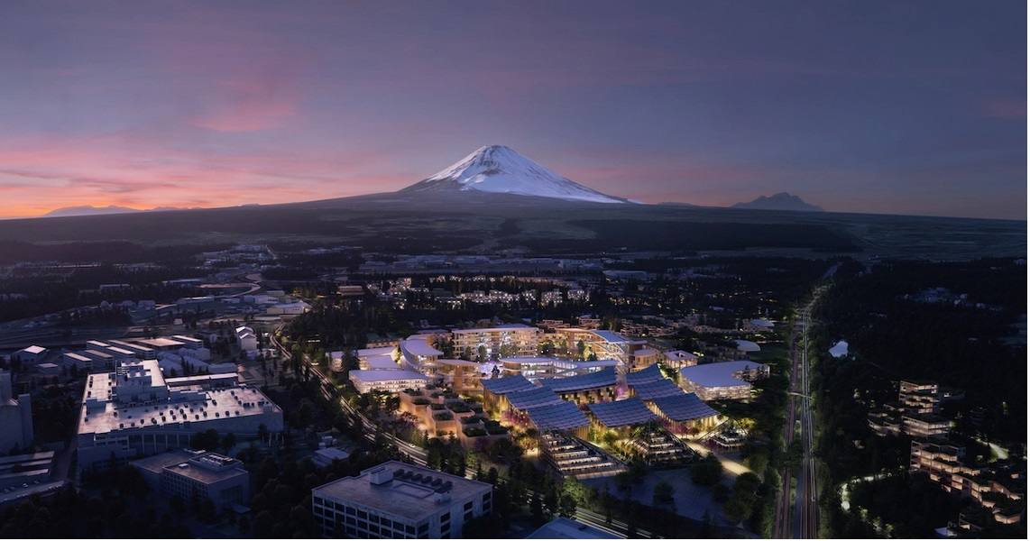 Toyota Woven City, cerca del monte Fuji en Japón.