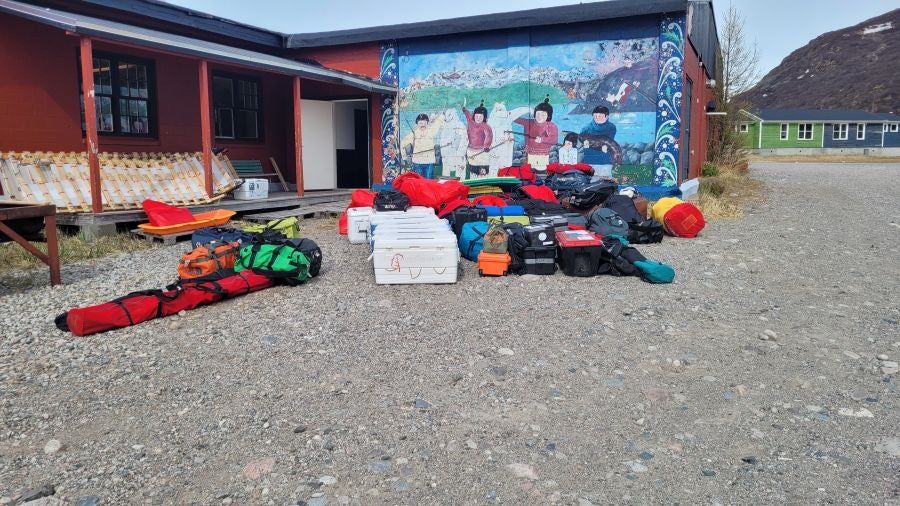 Todo listo para transportar al angar