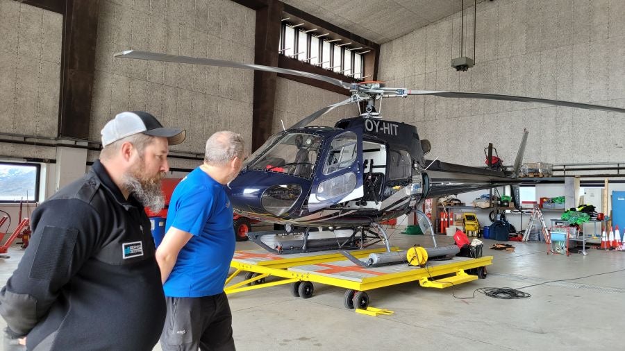 Ramón con el piloto. 