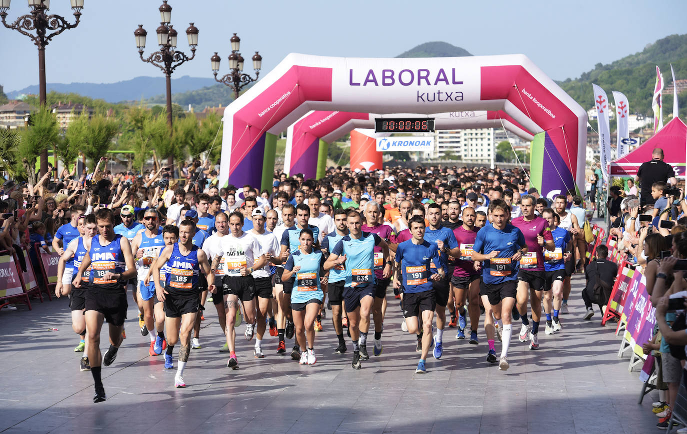 Fotos: Los participantes en la Carrera de Empresas de San Sebastián