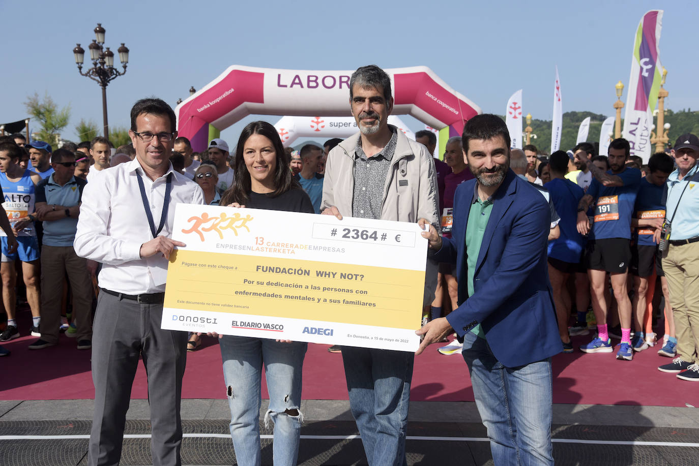 Fotos: Los participantes en la Carrera de Empresas de San Sebastián