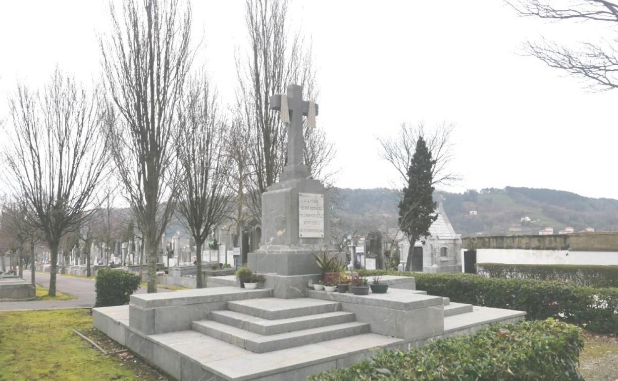 Mausoleo del cementerio de Polloe.