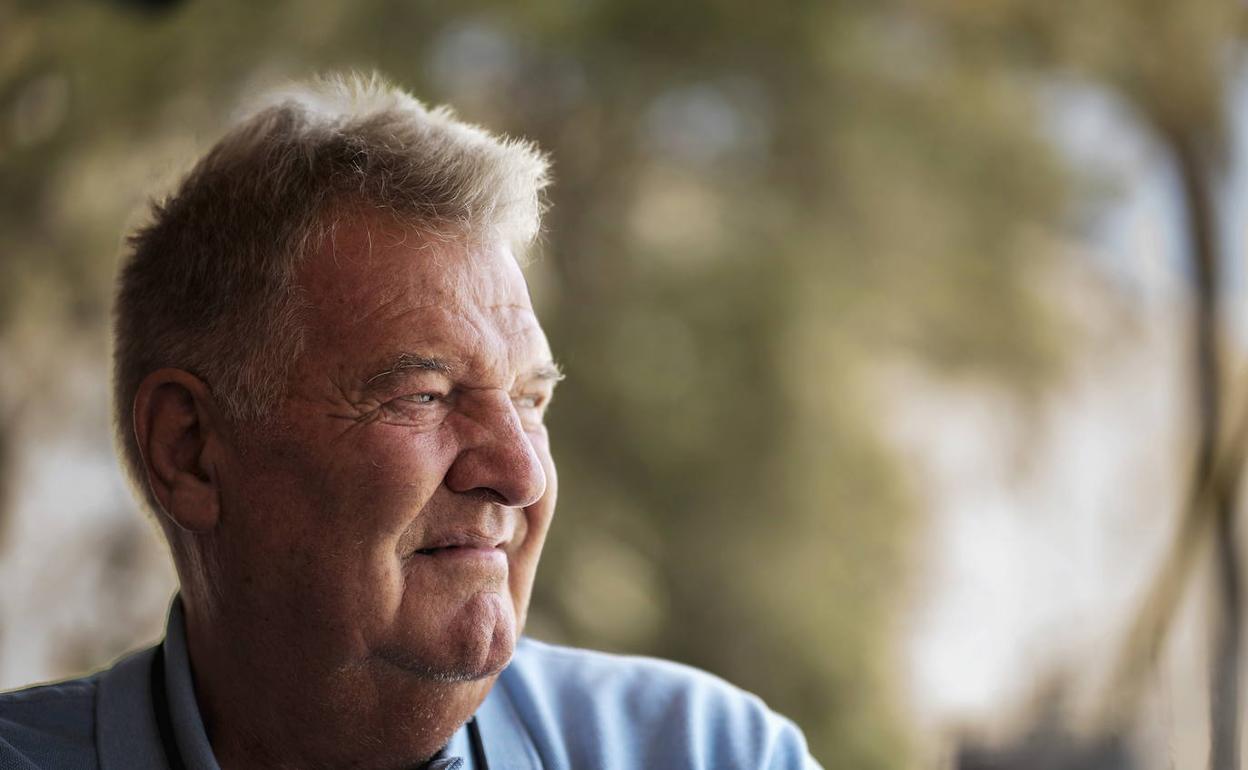 John Toshack, durante un momento de la entrevista.