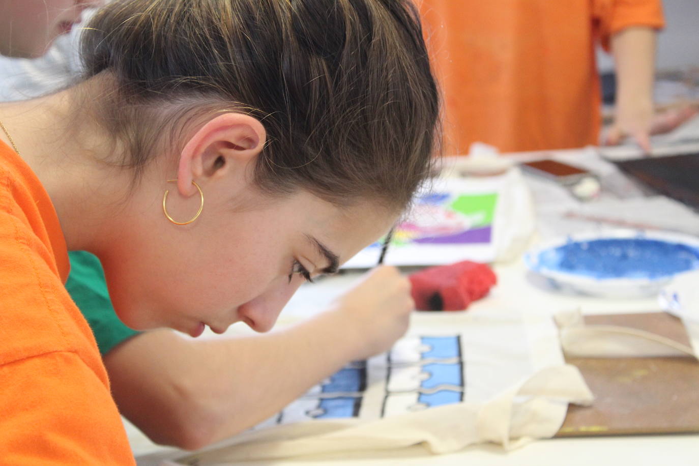 Ikasleak proiektu batean.