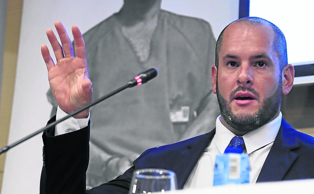 Joe Nascimento, en la rueda de prensa de este miércoles en Madrid. 