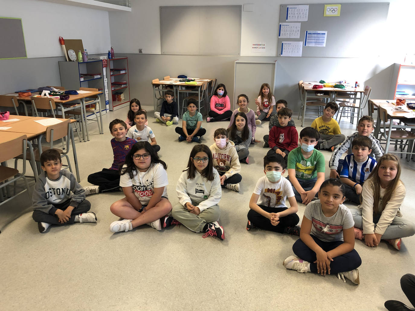 Los alumnos de 3º de Primaria.