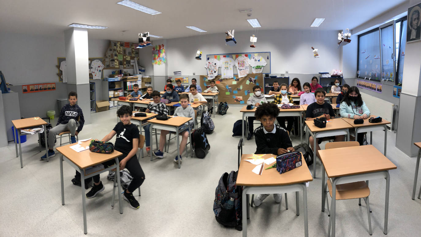 Los alumnos de 5º de Primaria.