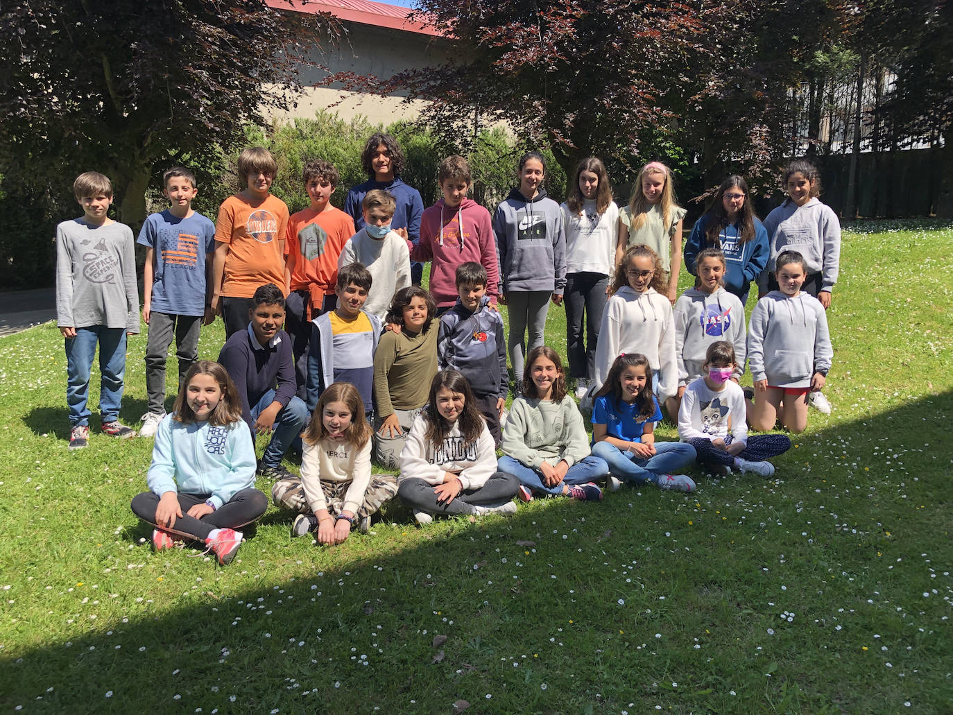 Los alumnos de 6º de Primaria.