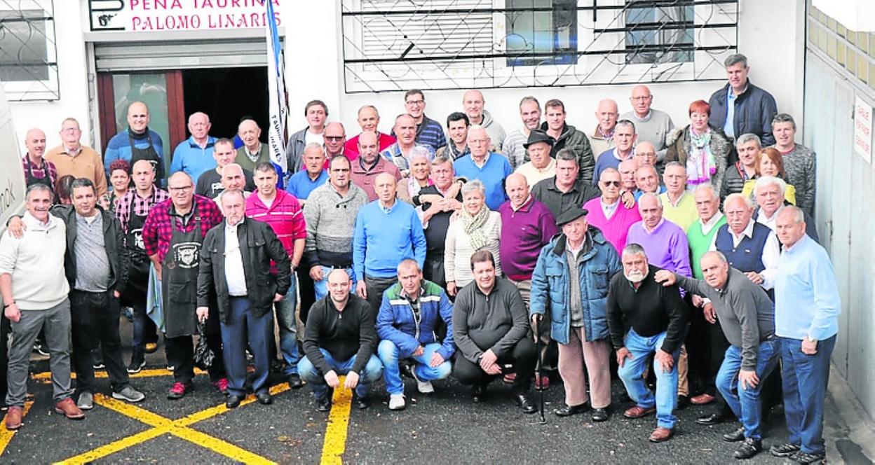 Última fiesta de la peña taurina celebrada en mayo de 2019. 