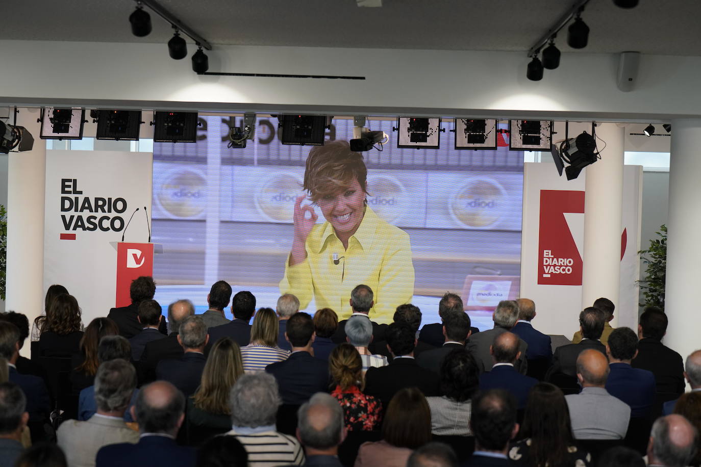 El mensaje de Sonsoles Ónega a los presentes en el acto