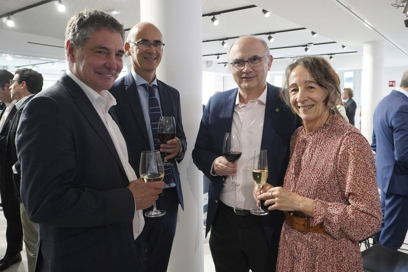 Alfonso Gurpegui, Joaquín Díaz, Javier García y Marisol Garmendia. 