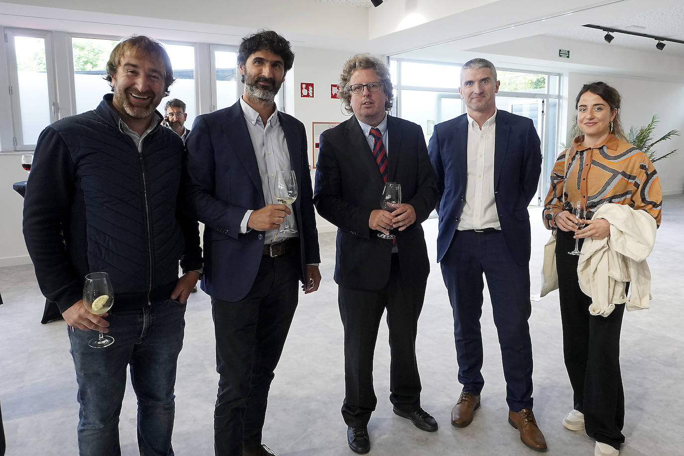 Mikel Escudero, Mikel Chillida, Xabier Ezeizabarrena, Urko Odriozola y Miriam Setoain. 