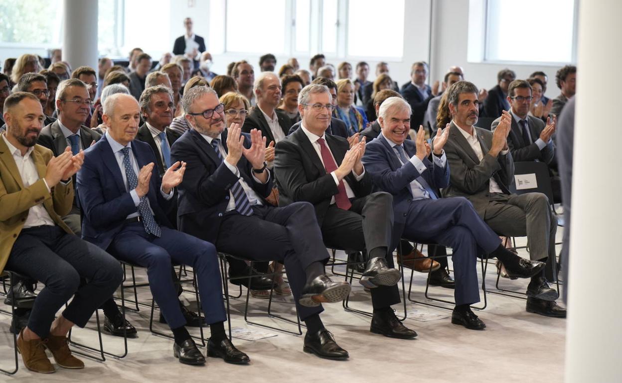 Itxaso, Erkoreka, Barrenechea, Olano, Bergareche y Goia, este viernes en Miramon. 