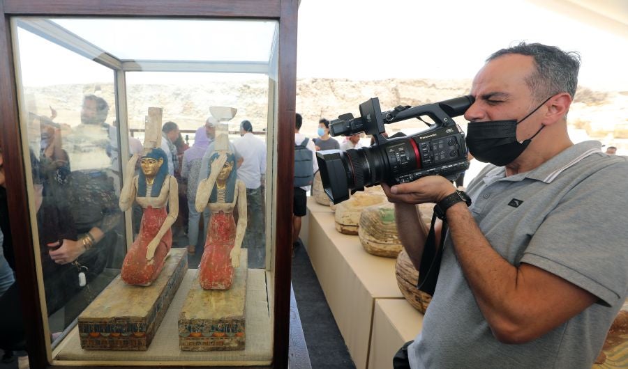 Fotos: Hallazgo en una necrópolis de Egipto