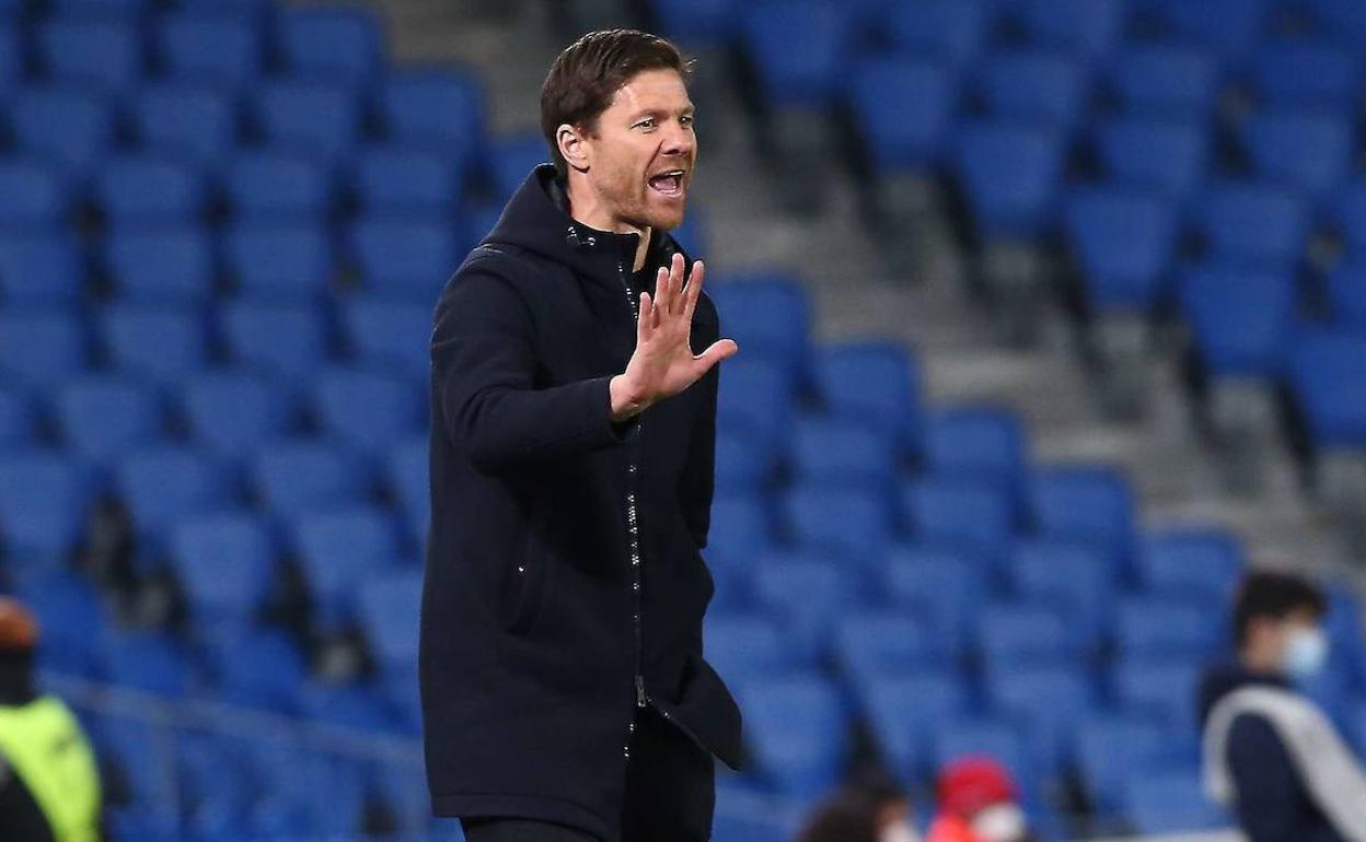 Xabi Alonso durante un partido del Sanse en el Reale Arena