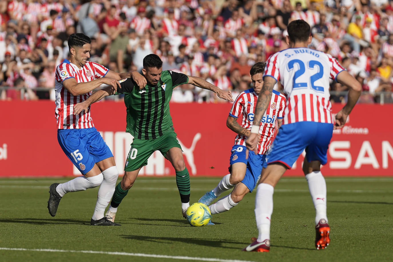 Fotos: Las mejores imágenes del Girona - Eibar