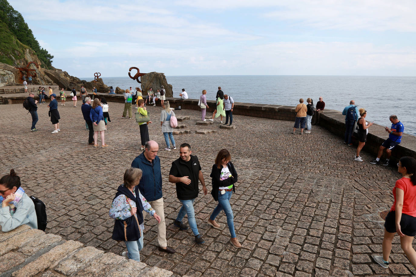 Fotos: Domingo de paseo y turismo en San Sebastián