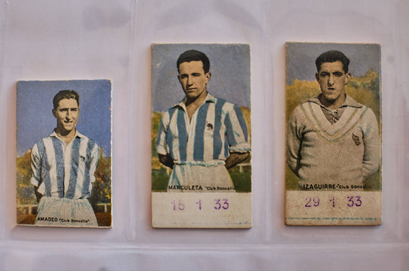 Fotos: 6.000 cromos para revivir la historia de la Real Sociedad