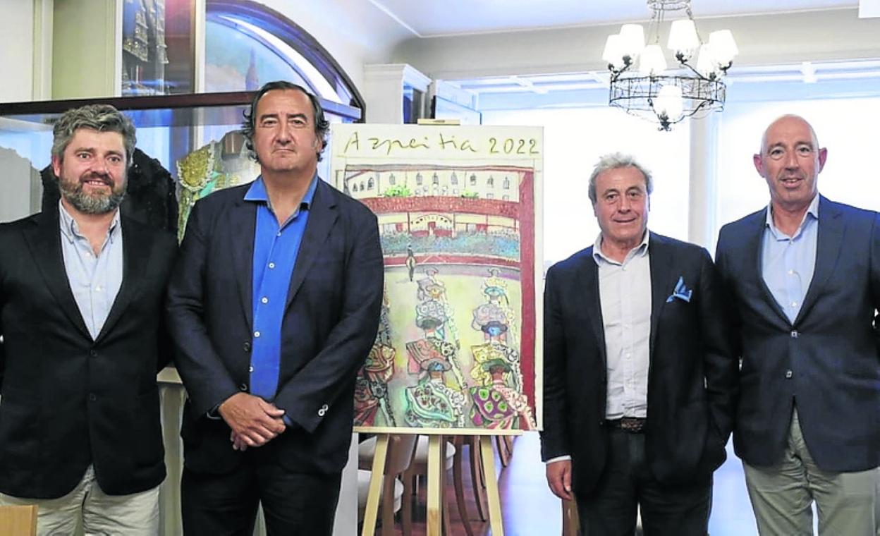 La presentación se llevó a cabo en el club Cocherito de Bilbao. 