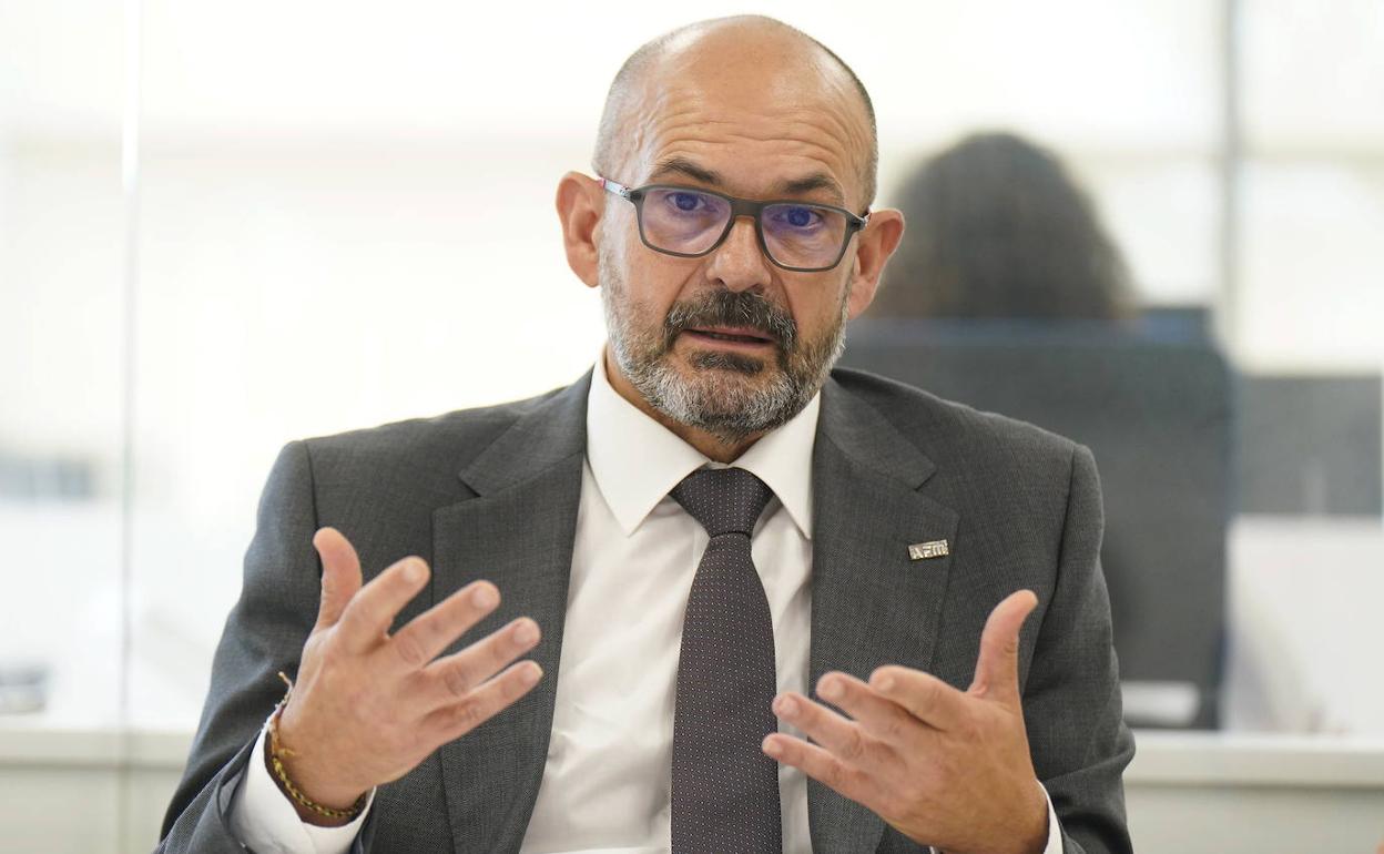 José Pérez Berdud, en la sede de AFM. 