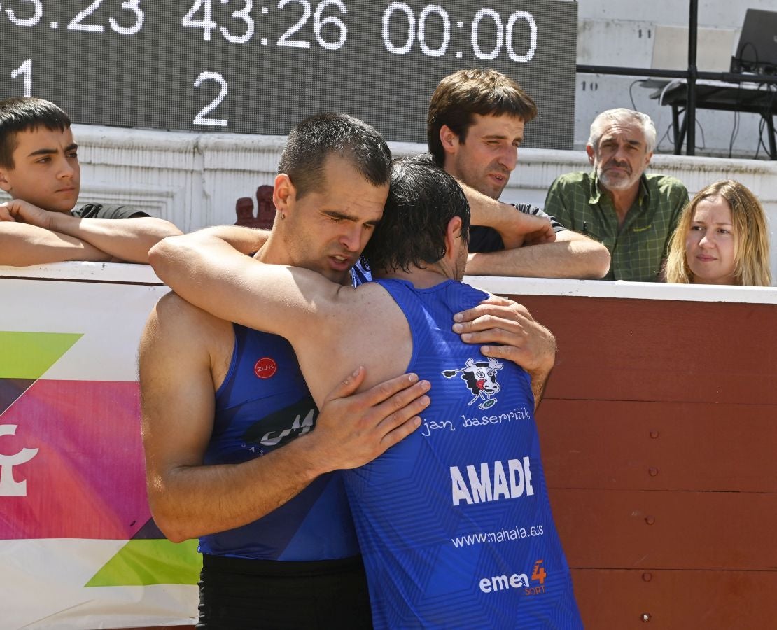 Ha invertido junto a Gorka Etxeberria 39 minutos y 45 segundos en la final del Pentatlón. 