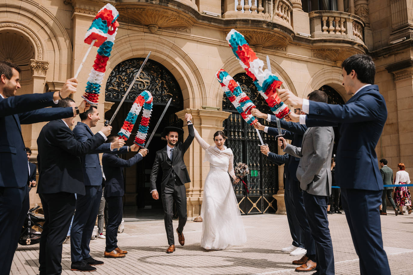 Fotos: La boda en San Sebastián de Maialen Luzurraga y Borja García