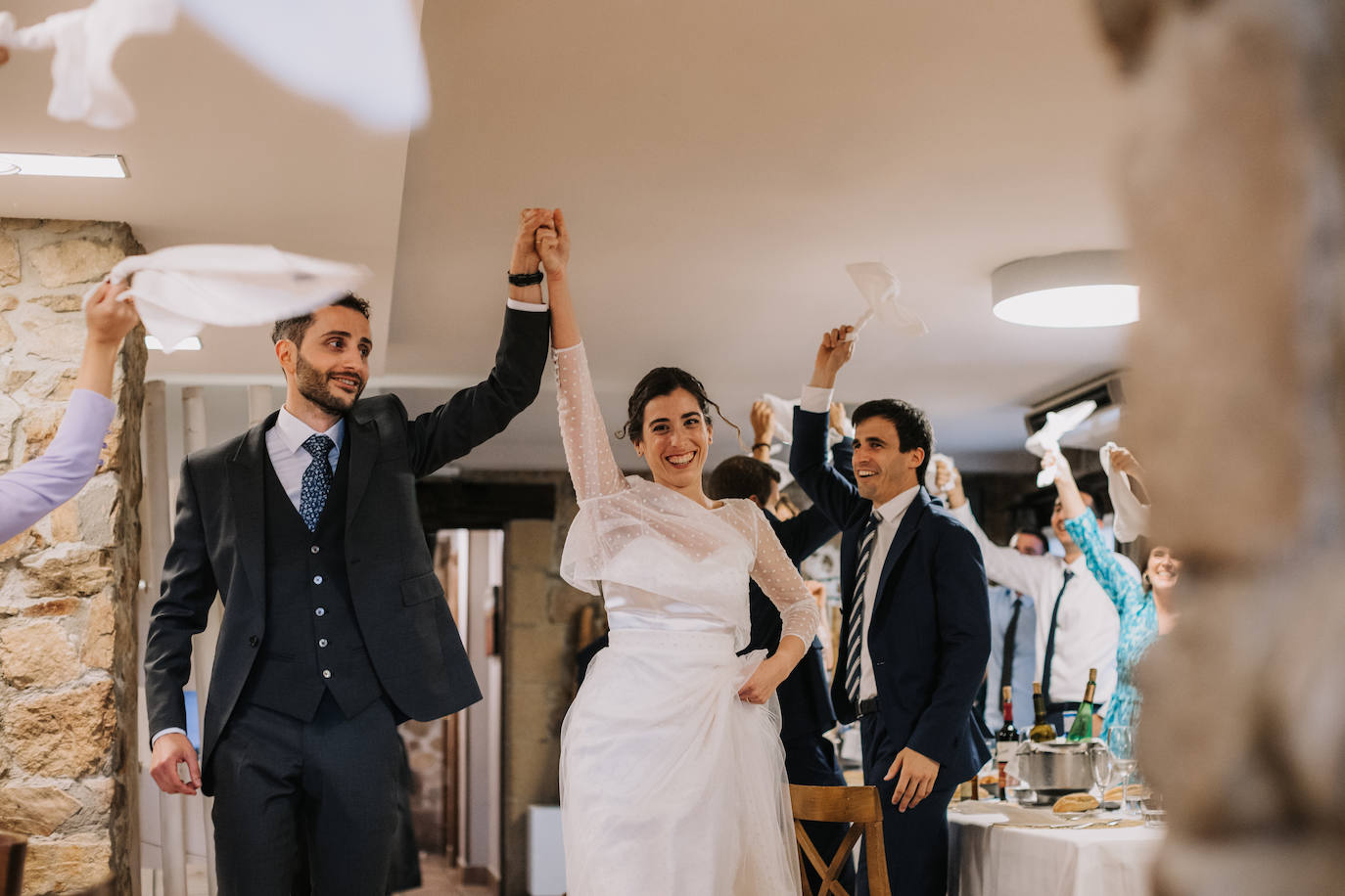Fotos: La boda en San Sebastián de Maialen Luzurraga y Borja García