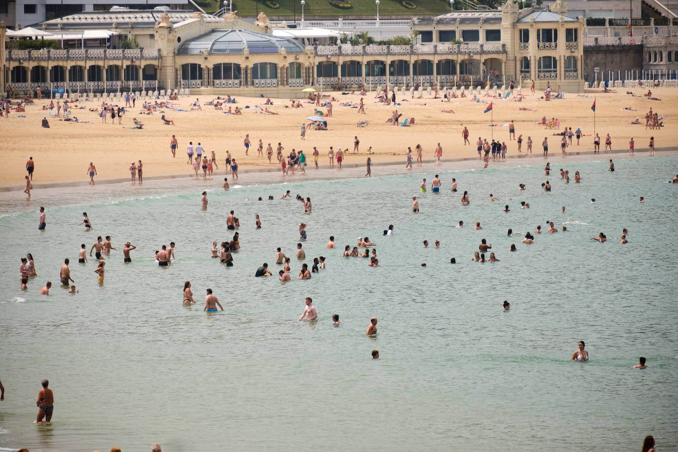 Fotos: Gipuzkoa en aviso amarillo: 30 grados y subiendo