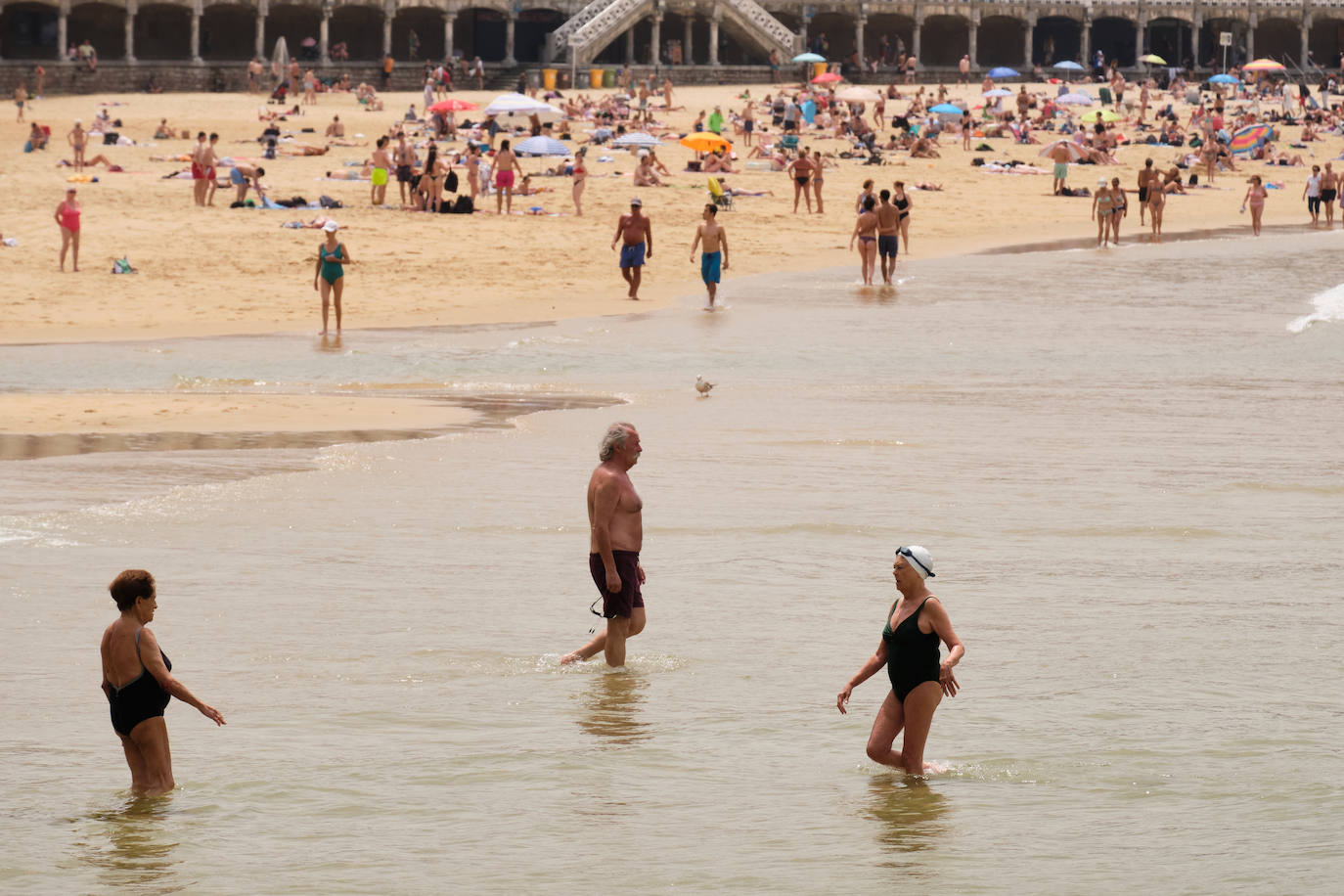 Fotos: Gipuzkoa en aviso amarillo: 30 grados y subiendo