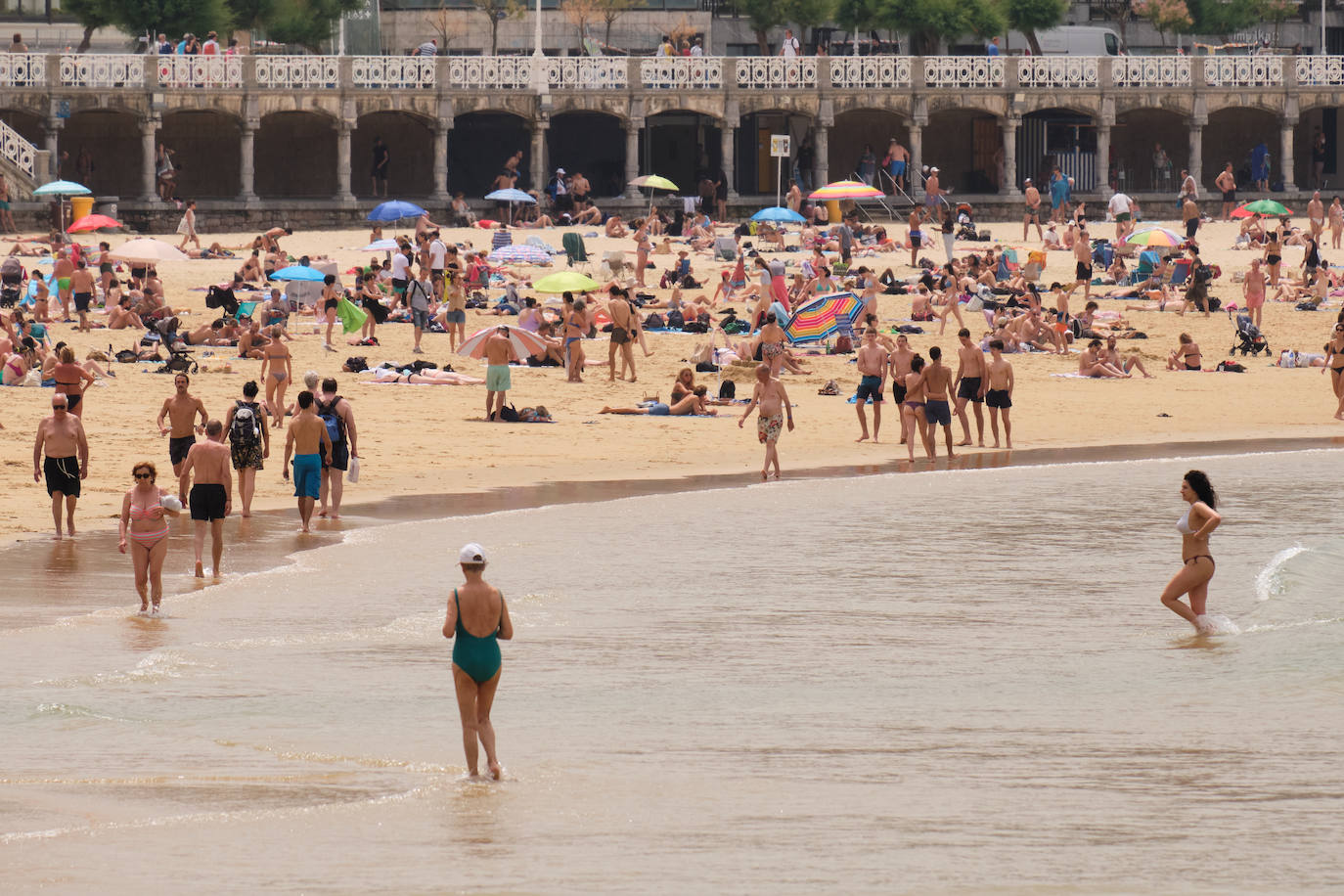 Fotos: Gipuzkoa en aviso amarillo: 30 grados y subiendo