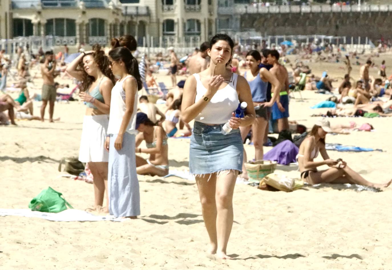 Fotos: Arranca la temporada de playas en Donostia
