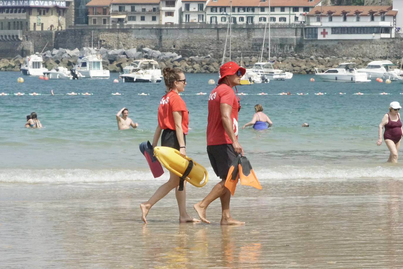Fotos: Arranca la temporada de playas en Donostia