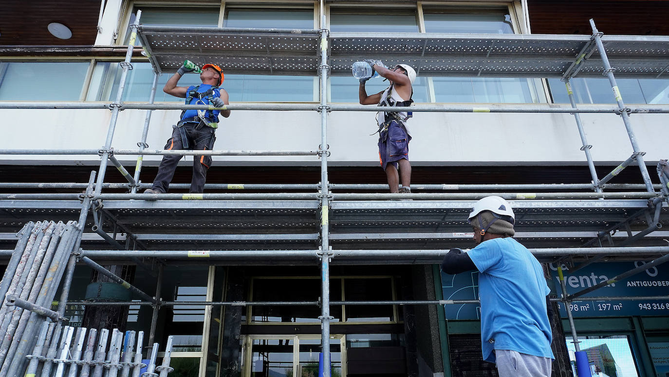 Fotos: Calor desde primera hora de la mañan