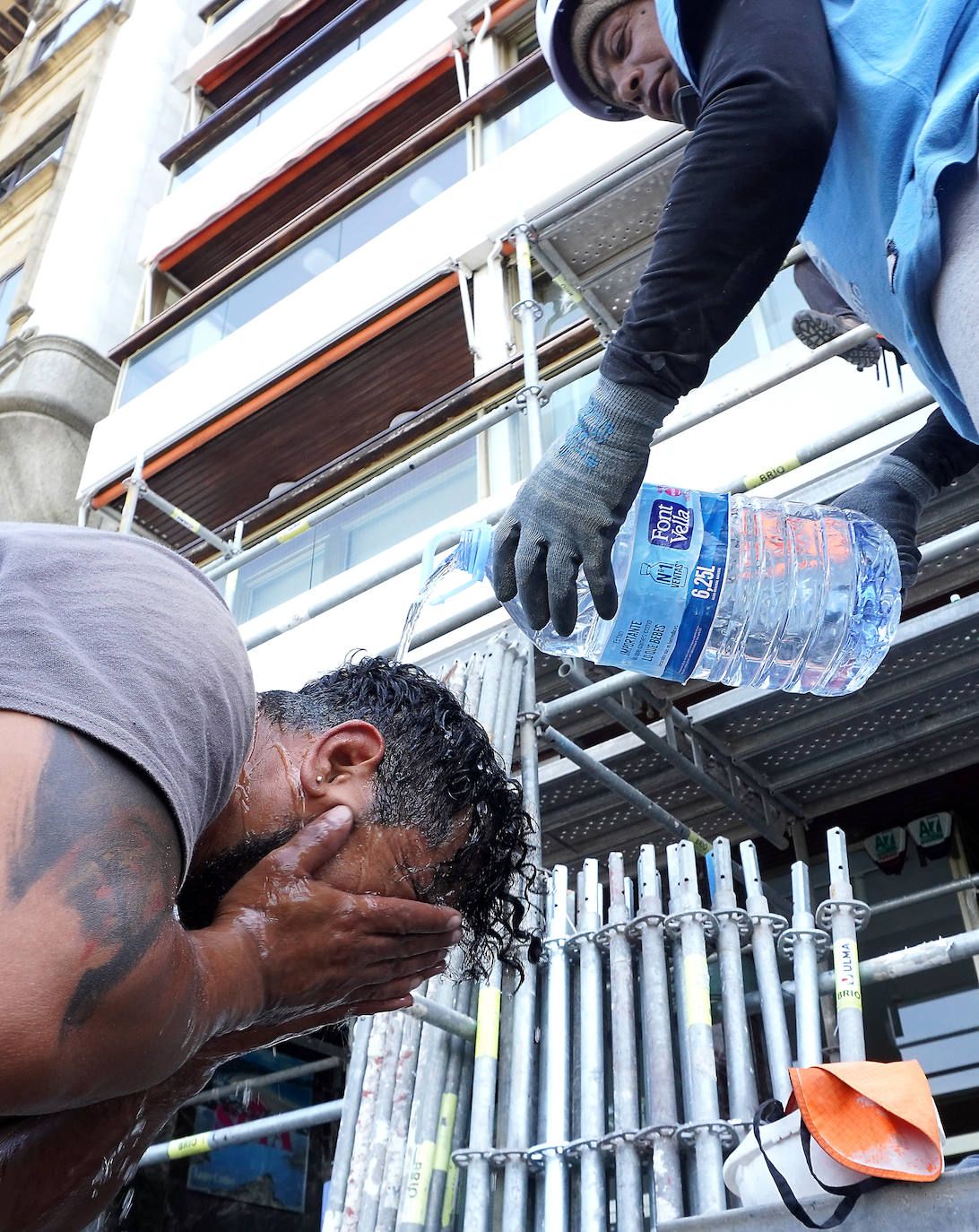 Fotos: Calor desde primera hora de la mañan