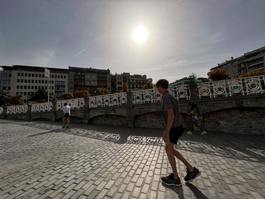 Fotos: Calor desde primera hora de la mañan