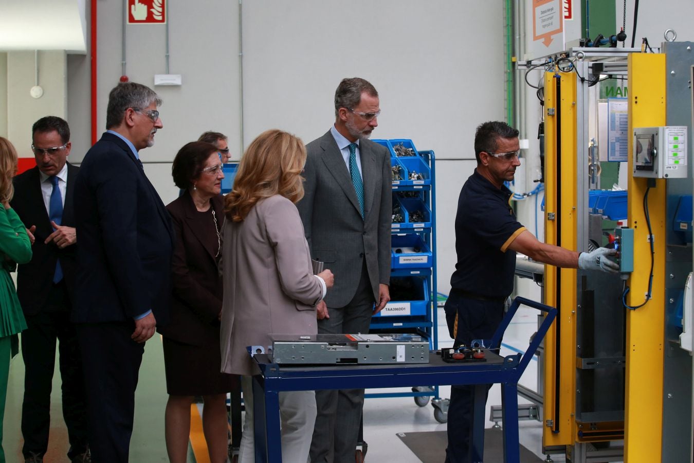 Fotos: El Rey inaugura la nueva fábrica de OTIS en San Sebastián