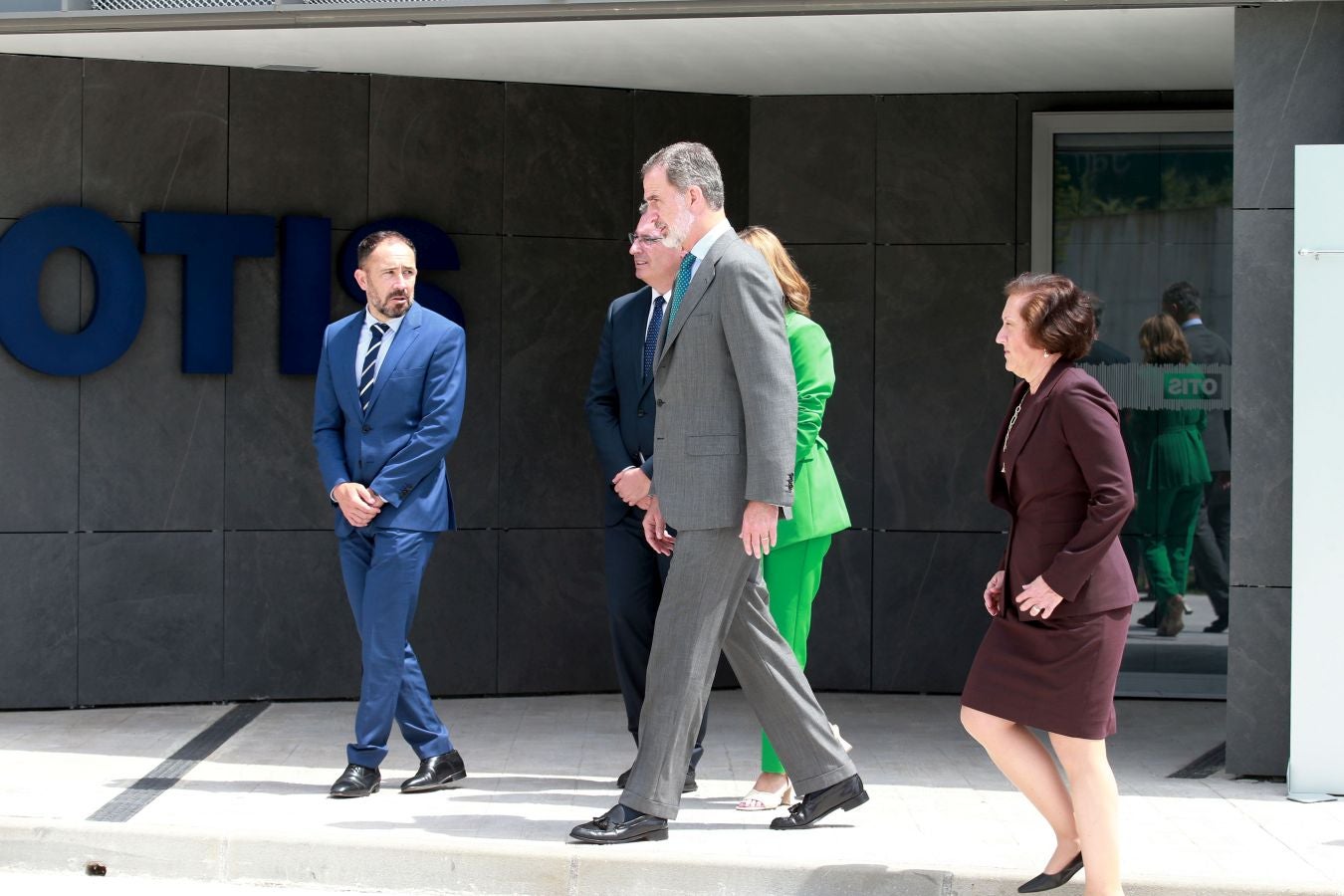 Fotos: El Rey inaugura la nueva fábrica de OTIS en San Sebastián