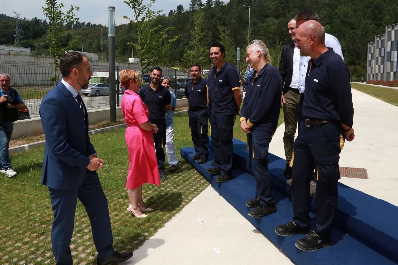 Fotos: El Rey inaugura la nueva fábrica de OTIS en San Sebastián