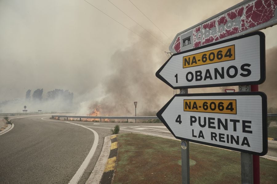 Fotos: Navarra en alerta por varios incendios