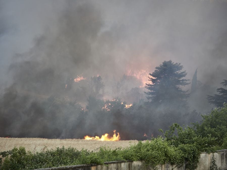 Fotos: Navarra en alerta por varios incendios