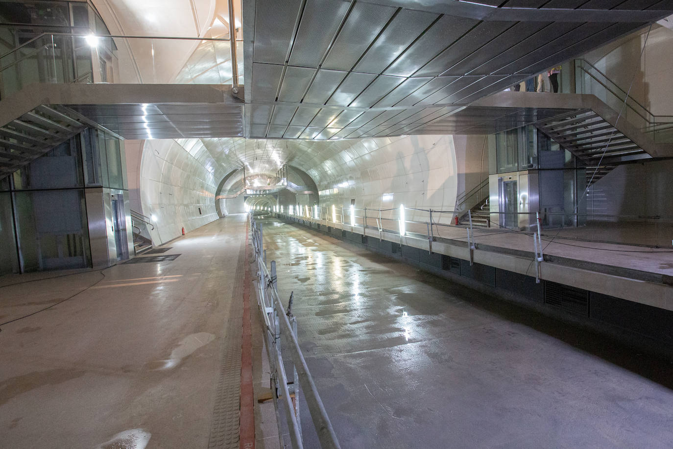 Fotos: Finaliza la obra civil de la variante del Topo de Lugaritz a Miraconcha