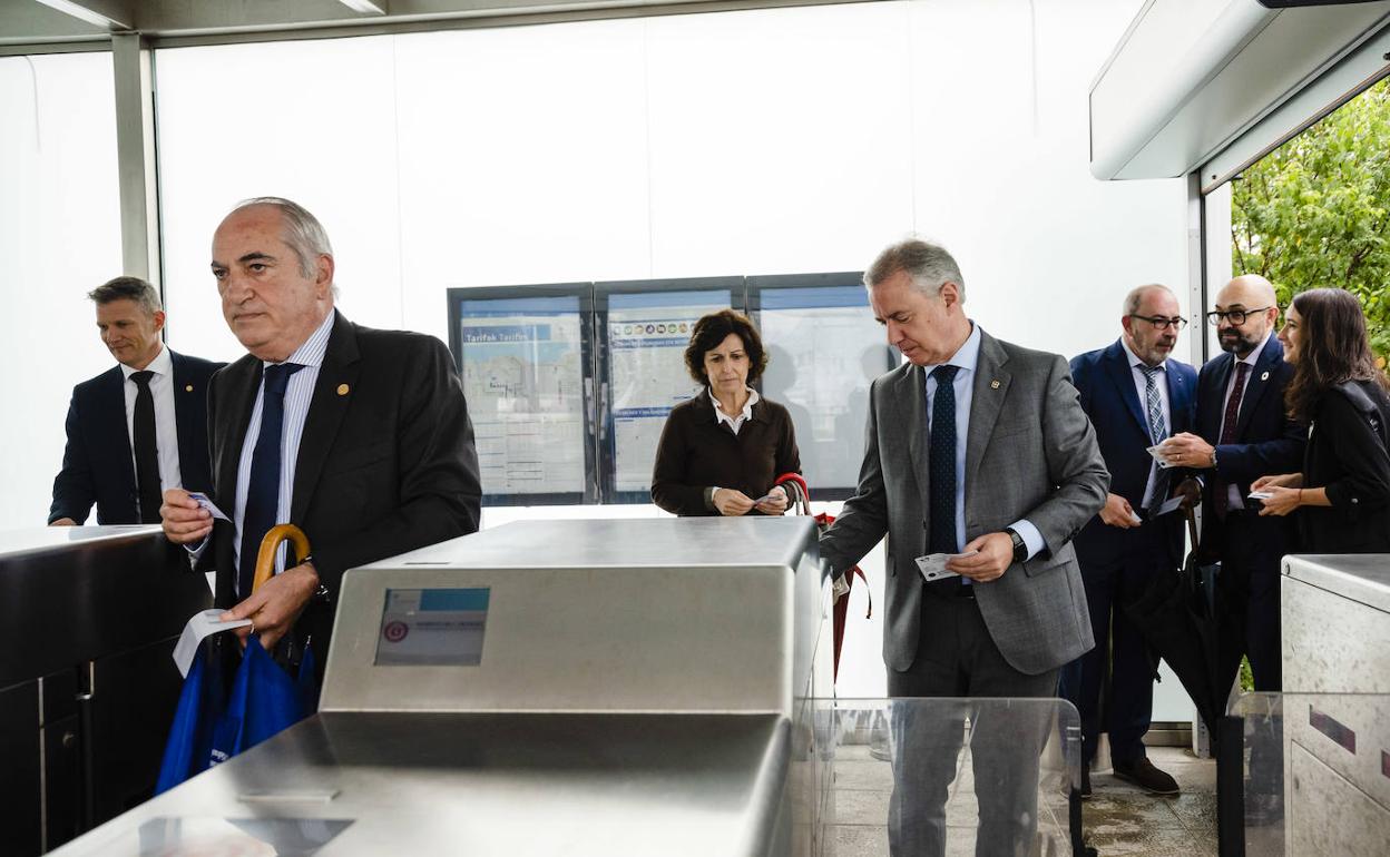 Inaugurada la nueva estación de Euskotren de Hendaia