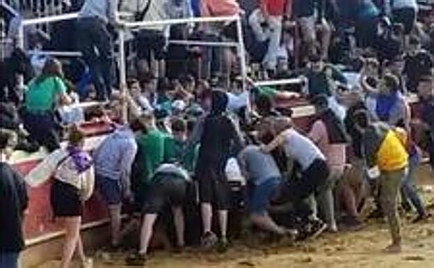 La montonera del pasado día 24 en Arrasate.