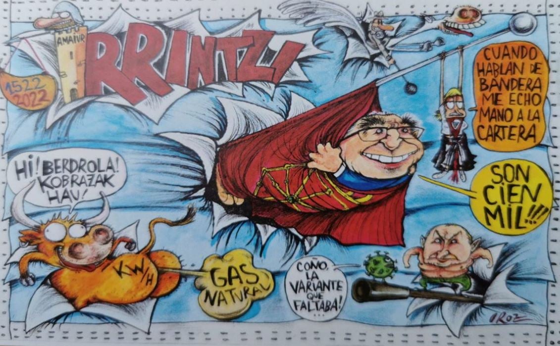 Fotos: Las ácidas y divertidas pancartas de las peñas de San Fermín 2022