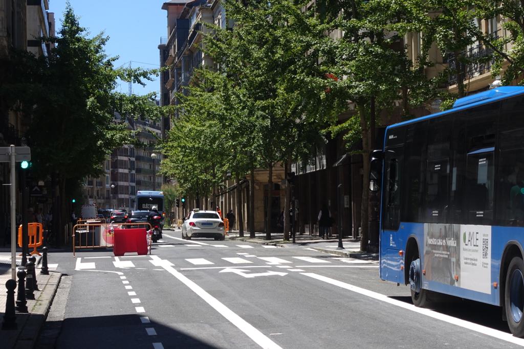 La reordenación de Donostia encara una fase clave con el cambio de sentido de San Martín