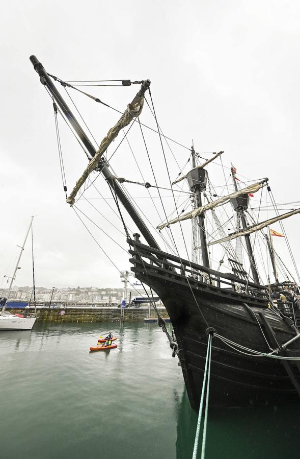 La réplica de la nao 'Victoria' con la que Elcano hizo la primera circunnavegación de la historia 